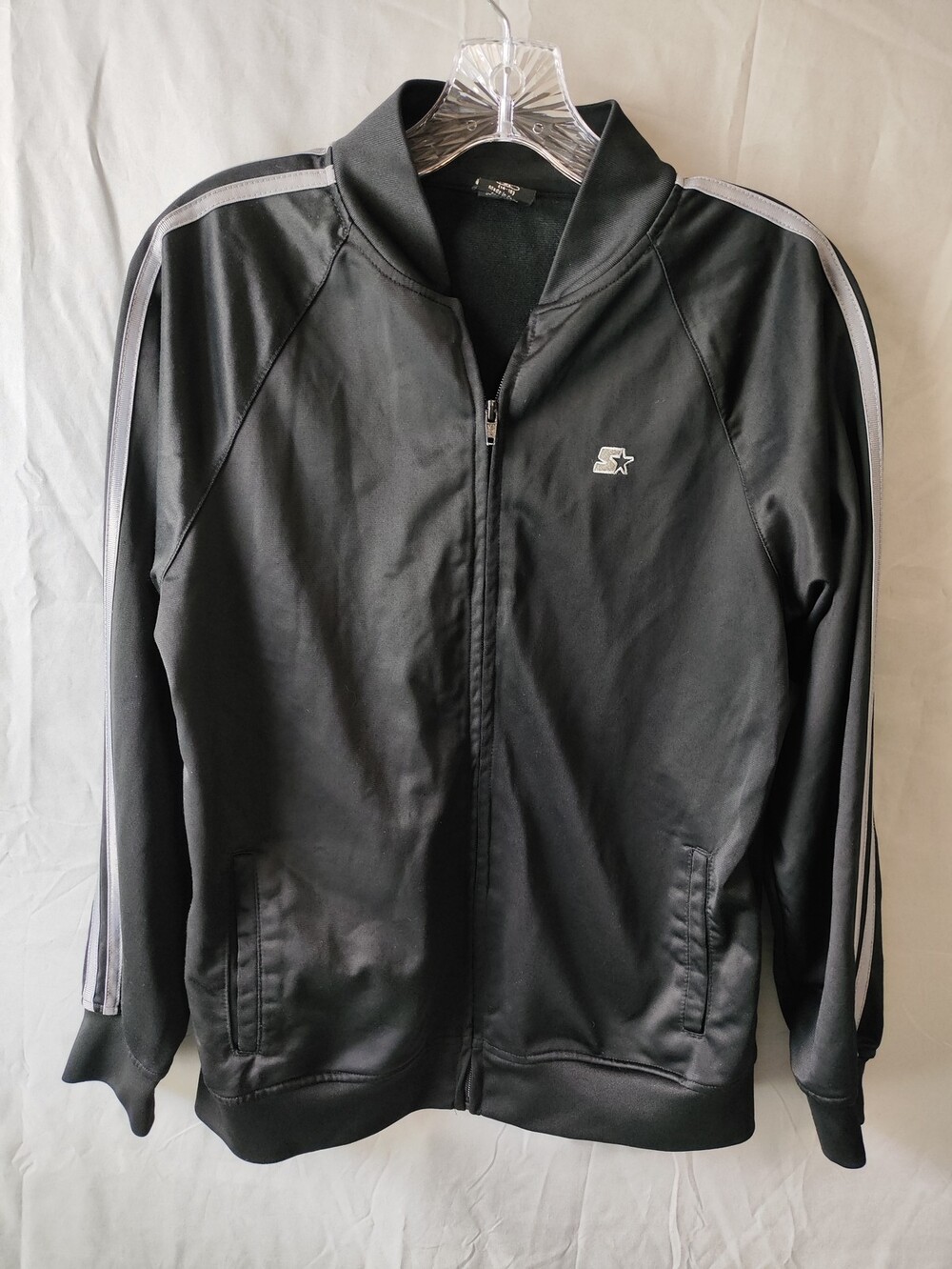Starter Jacket Mens XL Full Zip Track Athletic Retro 2 Stripe Vintage 90s